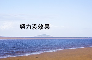 努力沒效果